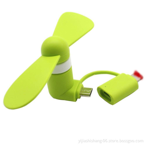 Mini Usb Fan for Office Home Electric Laptop Fan With Double Side Bladeless Desk Blades Abanico Portable Computer Pc Fan